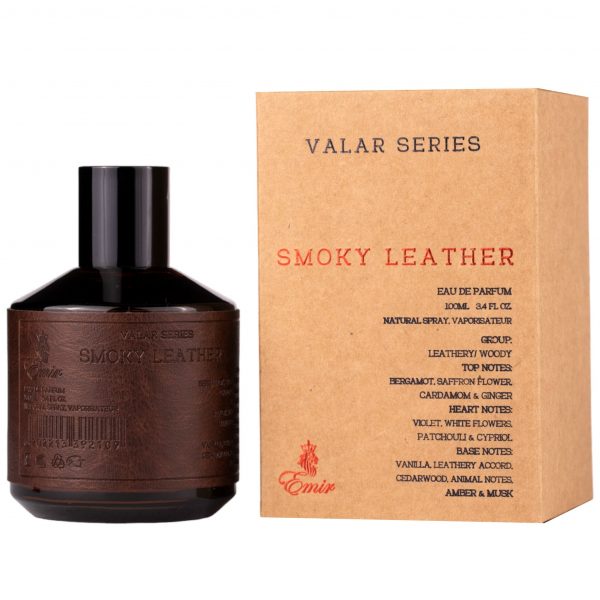 Apa de parfum Emir Smoky Leather , Unisex, 100ml