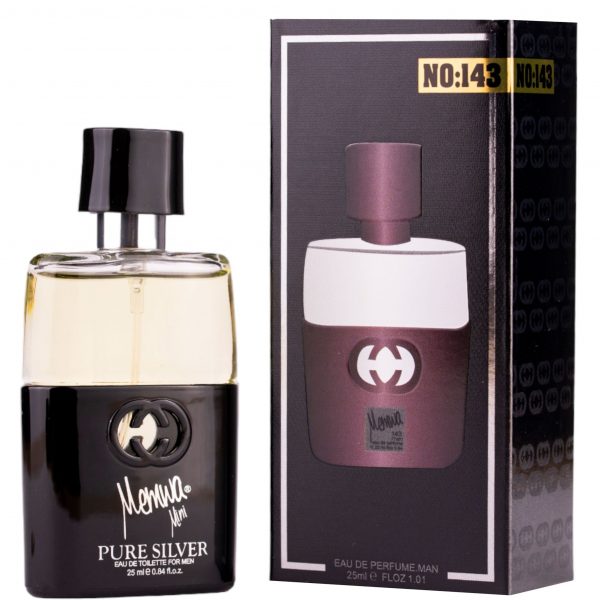 Apa de parfum Memwa Pure Silver , Barbati, 25ml