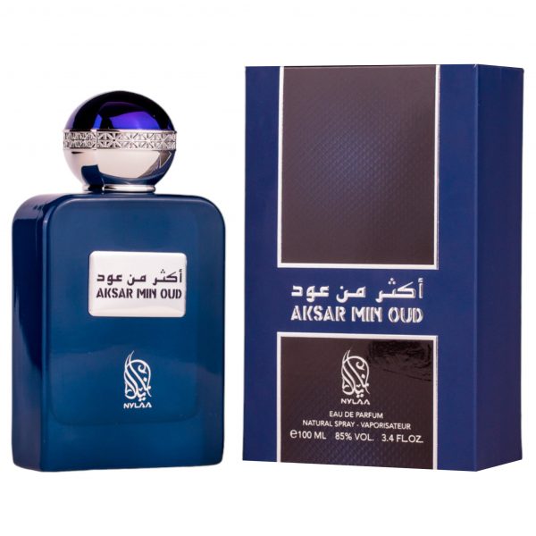 Apa de parfum Nylaa Aksar Min Oud , Unisex, 100ml