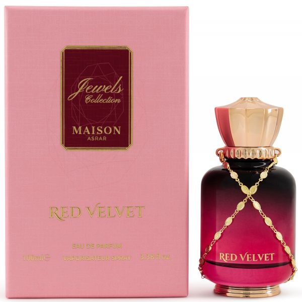 Apa de parfum Maison Asrar Red Velvet , Unisex, 100ml