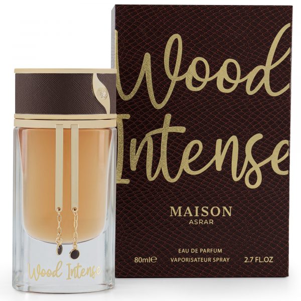Apa de parfum Maison Asrar Wood Intense , Unisex, 80ml