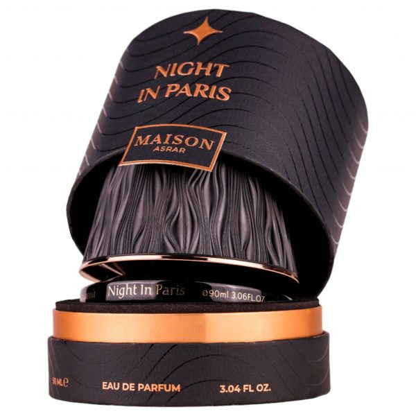 Apa de parfum Maison Asrar Night In Paris , Unisex, 100ml
