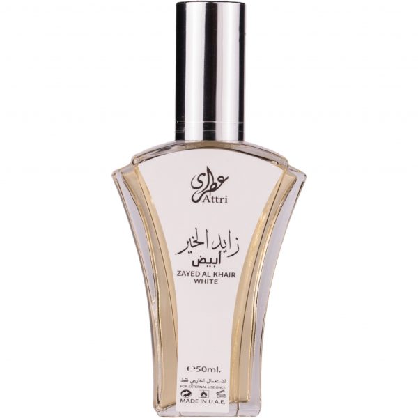 Apa de parfum Attri Zayed Al Khair White , Barbati, 100ml