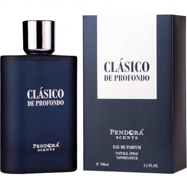 Apa de parfum Pendora Scents Clasico De PROFONDO (Blue) , Barbati, 100ml