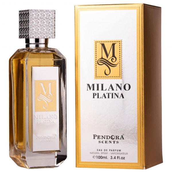 Apa de parfum Pendora Scents Milano Platina , Barbati, 100ml