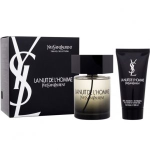 Set Apa de Toaleta Yves Saint Laurent La Nuit L Homme 100 ml + 50 ml Gel de dus, Barbati
