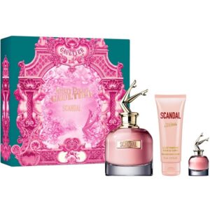 Set Apa de Parfum Jean Paul Gaultier Scandal 80 ml + 6 ml + 75 ml Lotiune de corp, Femei