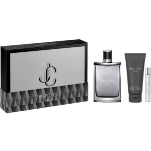 Set Apa de Toaleta Jimmy Choo Man 100 ml + 7.5 ml + 100 ml Gel de dus, Barbati