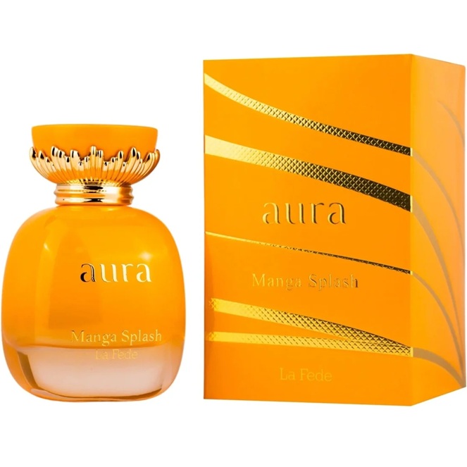 Apa de parfum Khadlaj La Fede Aura Manga Splash, Unisex, 100ml - imagine 2