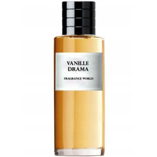 Apa de parfum Fragrance World Vanille Drama , Unisex, 80ml