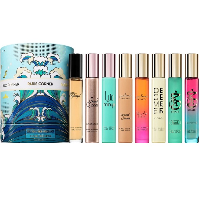 Set Apa de parfum Paris Corner Discover Your Fragrance 8*15ml, Unisex