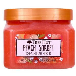 Scrub de corp Tree Hut Peach Sorbet, Femei, 510g