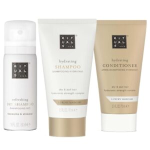Set Ingrijirea parului Rituals Luxury Haircare 70ml Sampon+70ml Balsam+70 Sampon uscat, Femei