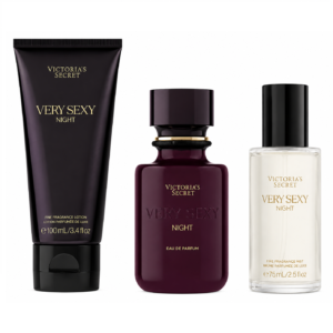 Set Victoria s Secret Very Sexy Night 50ml Apa de parfum+75ml Spary de corp+100ml Lotiune de corp, Femei