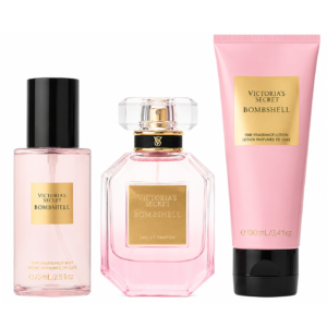 Set Victoria s Secret Bombshell 50ml Apa de parfum+75ml Spray de corp+100ml Lotiune de corp, Femei