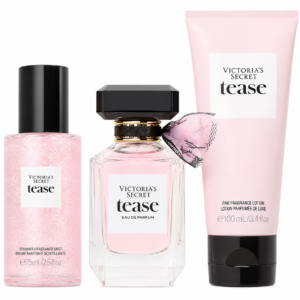 Set Victoria s Secret Tease 50ml Apa de parfum+75ml Spray de corp +100ml Lotiune de corp, Femei