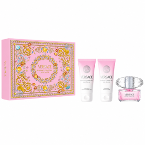 Set Apa de toaleta Versace Bright Crystal 50ml+50ml Gel de dus+50ml Lotiune de corp, Femei