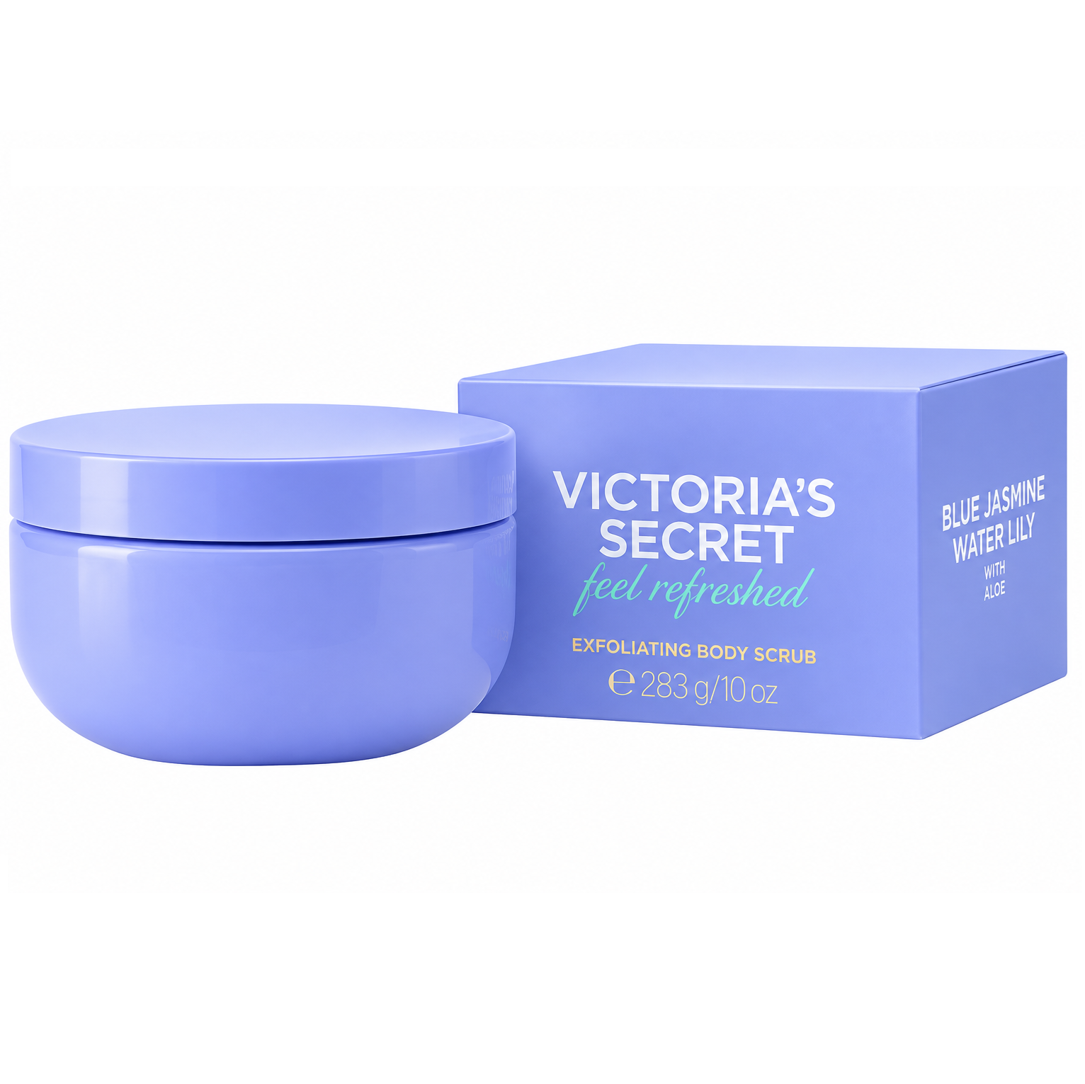 Exfoliant de corp Victoria s Secret Blue Jasmine Water Lily, Femei, 216g